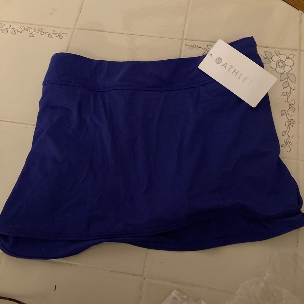 NWT Athleta Bathing Suit Bottom, Tidal Skirt, LG
